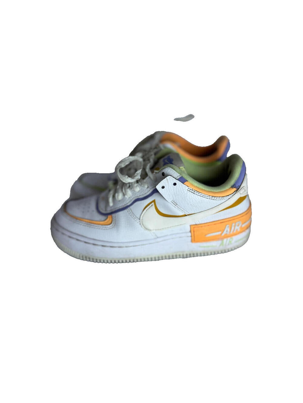 Size 7 - Nike Air Force 1 Shadow White Multi-Color Womens